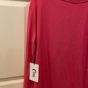 Zyia Fuchsia Boyfriend Sweater Small